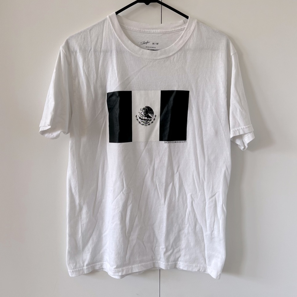 Sacrifice CDMX flag tshirt